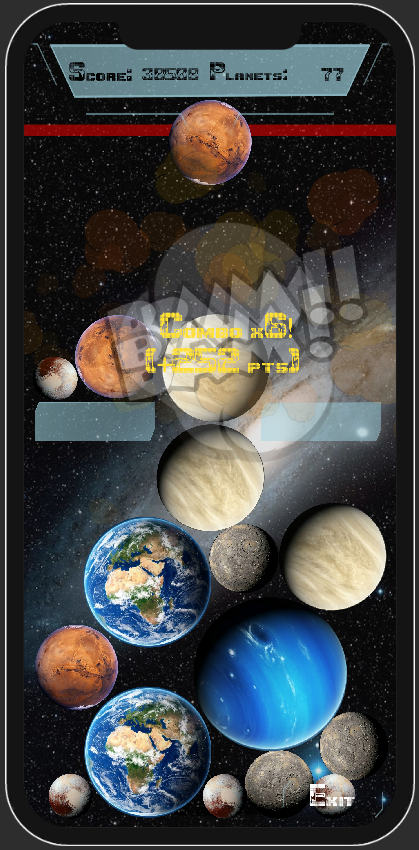 Planetary Explosion gameplay